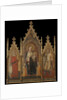 Triptych with the Virgin and Child, and Saints Mary Magdalene and Ansanus by Andrea di Cione Orcagna
