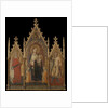 Triptych with the Virgin and Child, and Saints Mary Magdalene and Ansanus by Andrea di Cione Orcagna