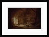 Interior of a Stable with three Children by Isaac van Ostade
