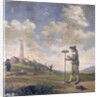 Portrait of a Surveyor, Andries van der Wal by Anonymous