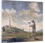 Portrait of a Surveyor, Andries van der Wal by Anonymous