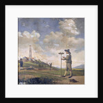 Portrait of a Surveyor, Andries van der Wal by Anonymous