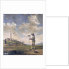 Portrait of a Surveyor, Andries van der Wal by Anonymous