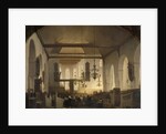 A Service in the Geertekerk, Utrecht, The Netherlands by Johannes Bosboom