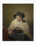 Old Woman Reading by Cornelis Kruseman