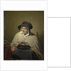 Old Woman Reading by Cornelis Kruseman