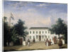 House on the Rijswijk, Batavia, Jalan Veteran Jakarta Indonesia by Ernest Alfred Hardouin
