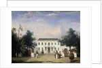 House on the Rijswijk, Batavia, Jalan Veteran Jakarta Indonesia by Ernest Alfred Hardouin