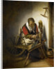 The Spinner, a Niddy-noddy Hanging on the Wall by Nicolaes Maes
