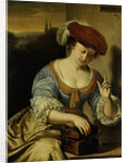 Escaped Bird, Allegory of Chastity by Frans van Mieris I