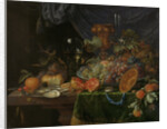 Still Life with Fruit and Oysters by Abraham Mignon