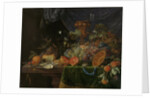 Still Life with Fruit and Oysters by Abraham Mignon