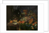 Still Life with Fruit and Oysters by Abraham Mignon