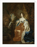 Portrait of Mary Stuart, 1662-95, wife of Prince William III by Caspar Netscher