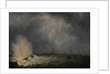 Explosion at Antwerp of Dutch Gunboat No. 2, Commanded by Jan van Speyk, 5 February 1831, Belgium by Martinus Schouman