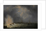 Explosion at Antwerp of Dutch Gunboat No. 2, Commanded by Jan van Speyk, 5 February 1831, Belgium by Martinus Schouman