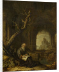 A Hermit in a Ruin by Jan Adriaensz. van Staveren