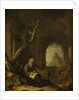 A Hermit in a Ruin by Jan Adriaensz. van Staveren