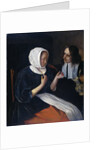 A couple drinking by Jan Havicksz. Steen