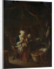 A mother giving her child the breast by Domenicus van Tol
