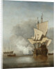 The Cannon Shot by Willem van de Velde II