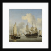 Ships at Anchor on the Coast by Willem van de Velde II