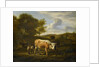 Hilly Landscape with Cows by Adriaen van de Velde
