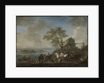 Watering Horses at a River by Philips Wouwerman