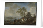 Watering Horses at a River by Philips Wouwerman
