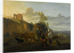 Italian Landscape with Soldiers by Karel Dujardin
