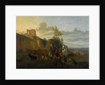 Italian Landscape with Soldiers by Karel Dujardin
