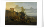 Italian Landscape with Soldiers by Karel Dujardin