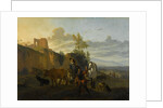Italian Landscape with Soldiers by Karel Dujardin