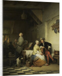 Tavern Interior with Figures in 17th-century Costume by Ferdinand De Braekeleer I