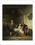 Tavern Interior with Figures in 17th-century Costume by Ferdinand De Braekeleer I