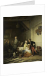 Tavern Interior with Figures in 17th-century Costume by Ferdinand De Braekeleer I