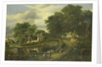 Landscape by Julien Joseph Ducorron
