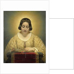 Gravin de Pagès, née de Cornellan, als de heilige Catharina by Joseph Désiré Court