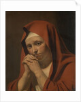 Woman Praying by Circle of Caesar Boëtius van Everdingen