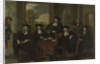 Group Portrait of the Inspectors of the Collegium Medicum in Amsterdam, The Netherlands by Adriaen Backer