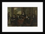 Group Portrait of the Inspectors of the Collegium Medicum in Amsterdam, The Netherlands by Adriaen Backer