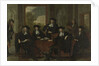 Group Portrait of the Inspectors of the Collegium Medicum in Amsterdam, The Netherlands by Adriaen Backer