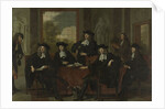 Group Portrait of the Inspectors of the Collegium Medicum in Amsterdam, The Netherlands by Adriaen Backer