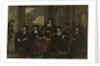 Group Portrait of the Inspectors of the Collegium Medicum in Amsterdam, The Netherlands by Adriaen Backer
