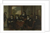 Group Portrait of the Inspectors of the Collegium Medicum in Amsterdam, The Netherlands by Adriaen Backer