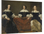 Portrait of the Three Regentesses of the Leprozenhuis, Amsterdam, The Netherlands by Ferdinand Bol