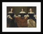 Portrait of the Three Regentesses of the Leprozenhuis, Amsterdam, The Netherlands by Ferdinand Bol