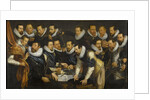 Officers and other civic guardsmen of the XIth District of Amsterdam by Jan Tengnagel