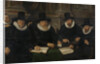 Four Regents and the ‘House Father’ of the Amsterdam Lepers’ Asylum by Werner van den Valckert