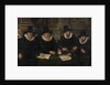 Four Regents and the ‘House Father’ of the Amsterdam Lepers’ Asylum by Werner van den Valckert